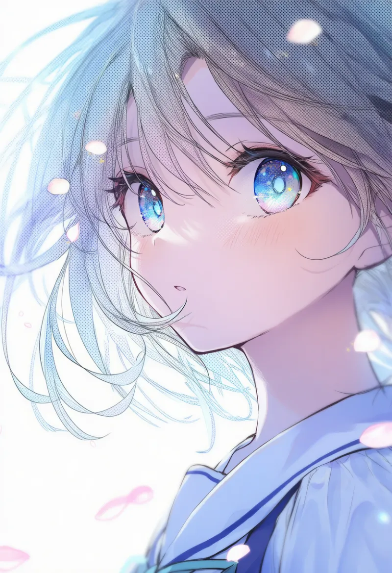 スクリーントーンのエフェクトを再現したAIイラスト｜プロンプト紹介