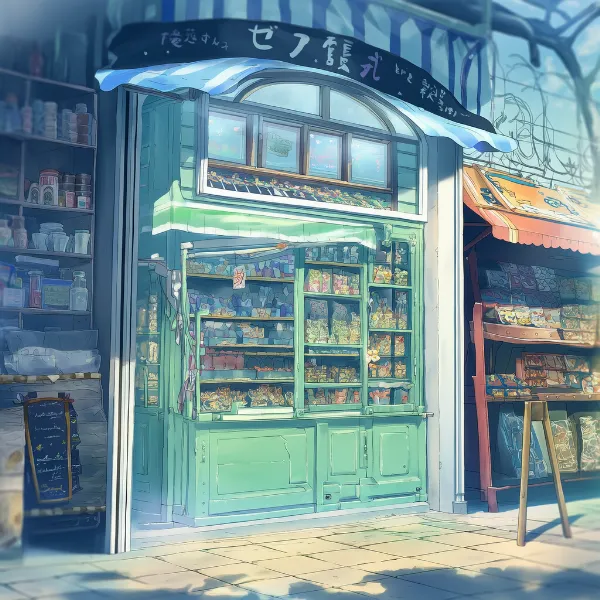 店のAIイラスト｜プロンプト紹介
