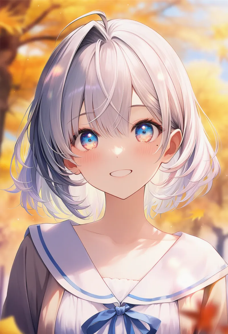 エアインテーク（片側）のAIイラスト｜特殊な髪型プロンプト紹介
