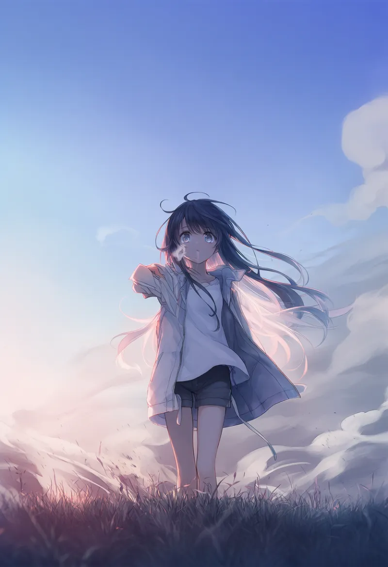 煙のエフェクトを再現したAIイラスト｜プロンプト紹介