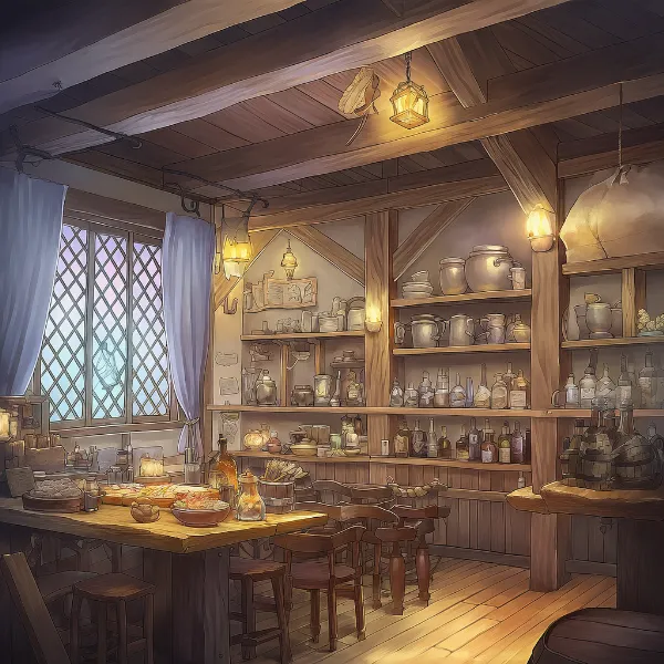 酒場のAIイラスト｜プロンプト紹介