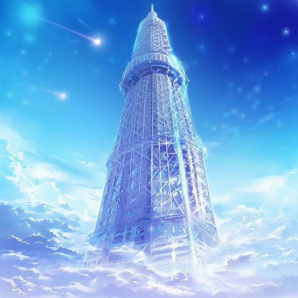 塔のAIイラスト｜プロンプト紹介