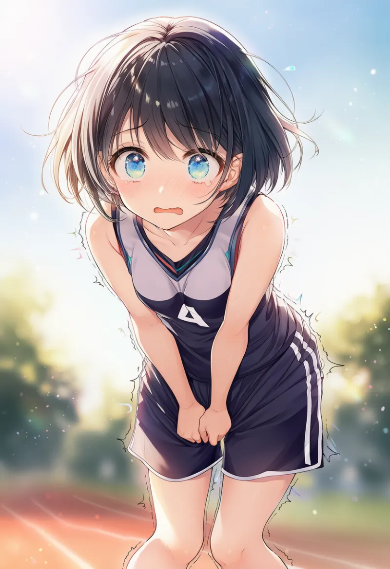 痙攣のエフェクトを再現したAIイラスト｜プロンプト紹介