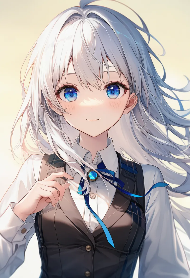 ベストのAIイラスト（探偵衣装）｜プロンプト紹介