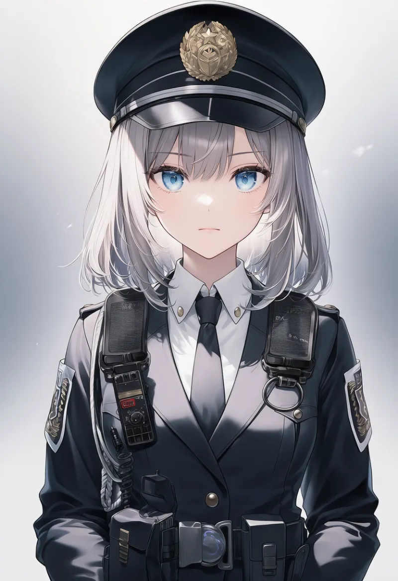 無線機（看守の服）のAIイラスト