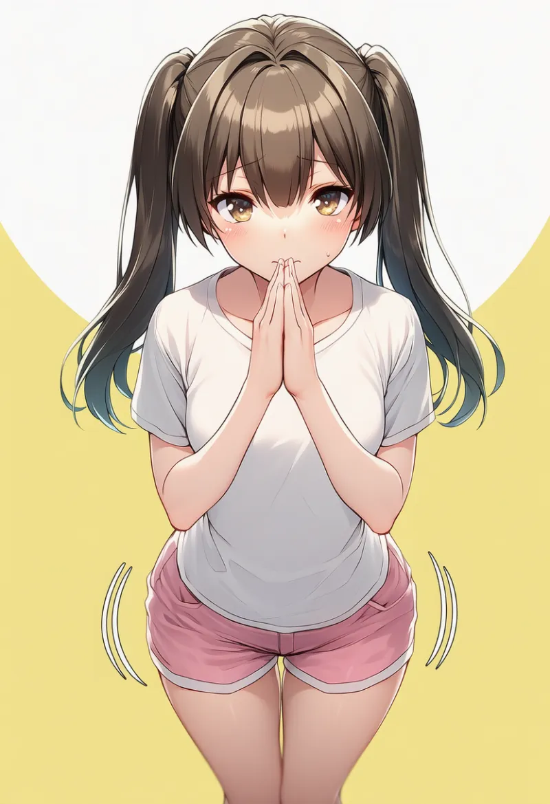 腰をくねらせながらおねだりするポーズのAIイラスト｜プロンプト紹介