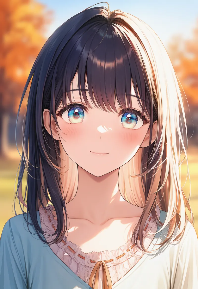 ふわふわした不揃いの前髪のAIイラスト｜特殊な髪型プロンプト紹介