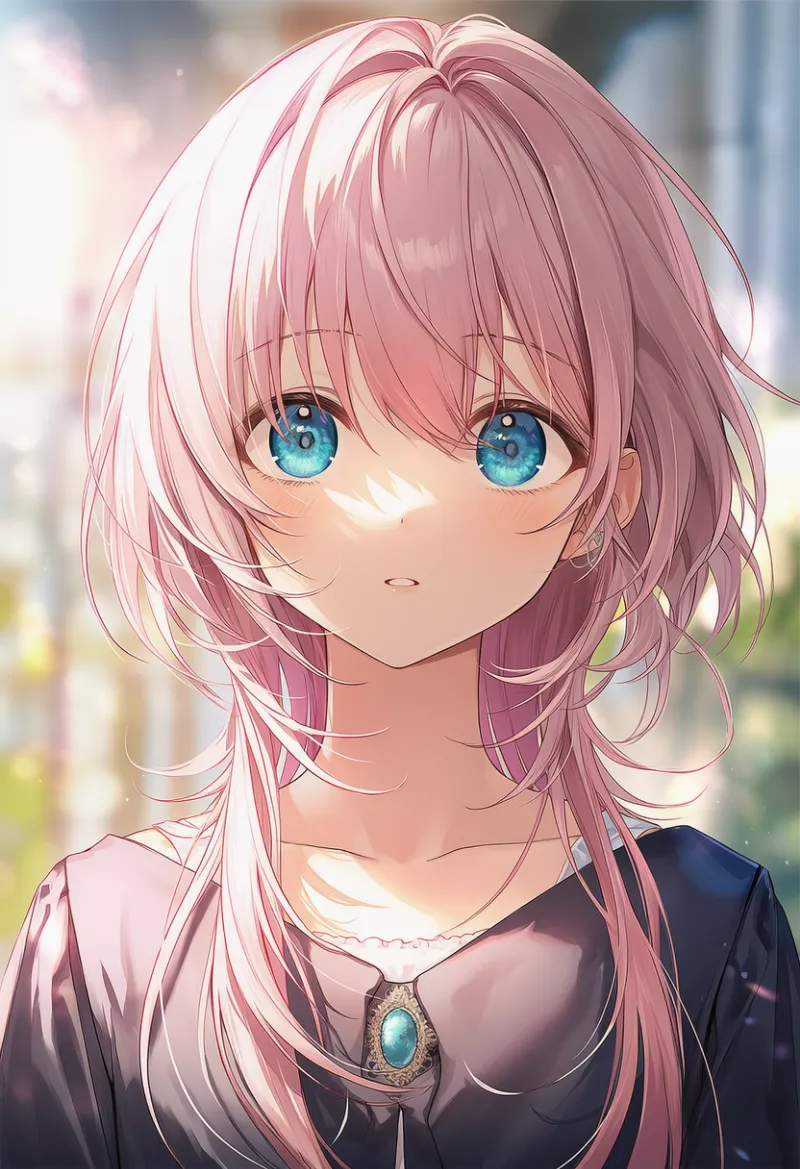 ウルフカット（フェミニン風）のAIイラスト｜特殊な髪型プロンプト紹介