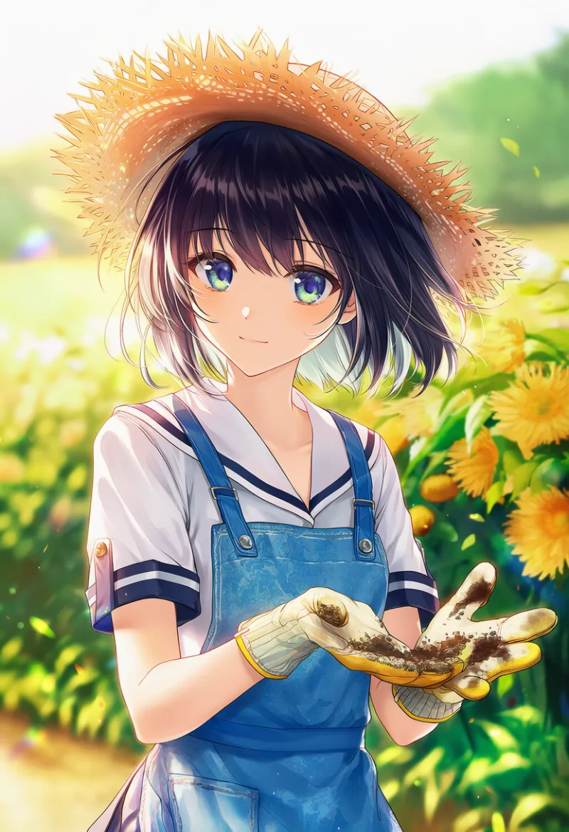 軍手のAIイラスト（園芸アイテム）｜プロンプト紹介