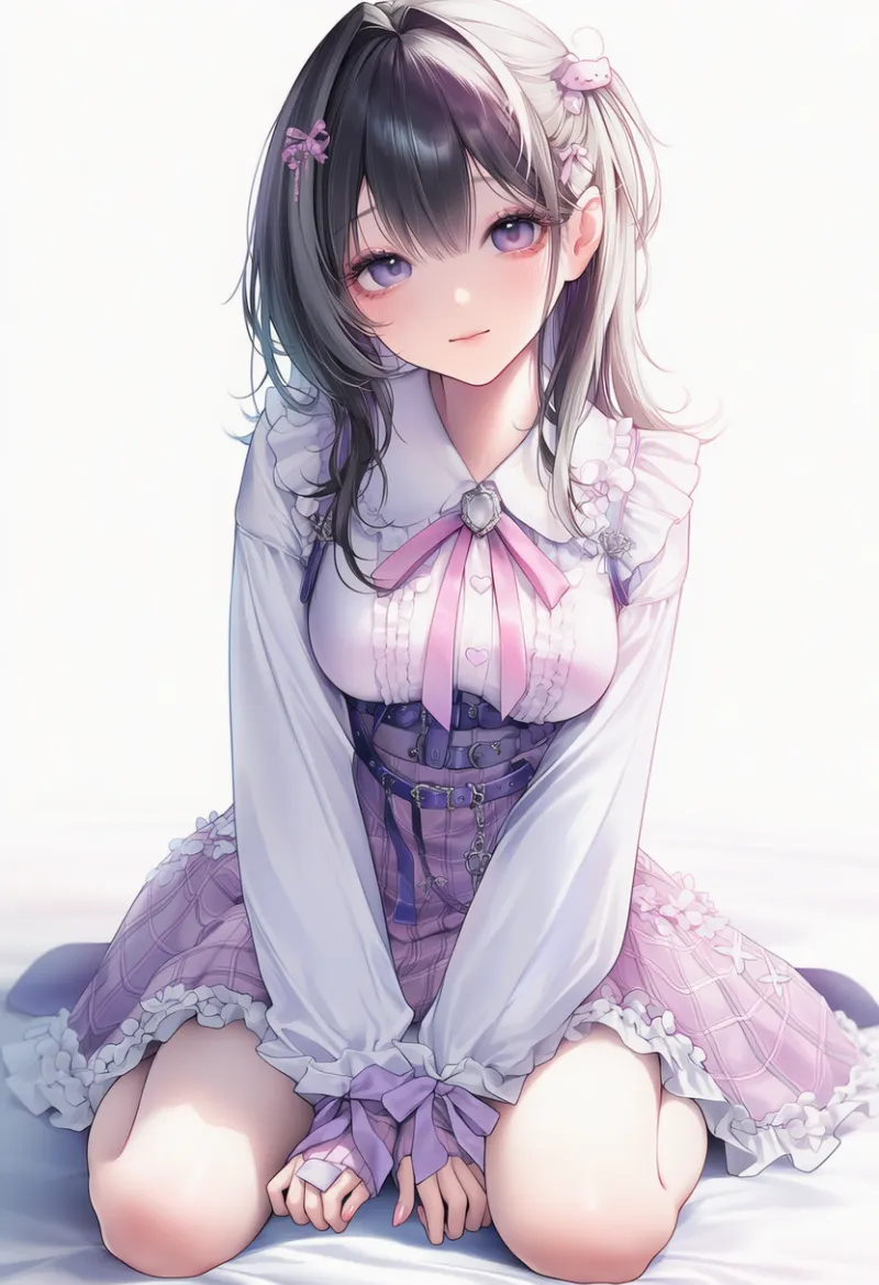 病みかわいいファッション（特殊なデザイン服）のAIイラスト