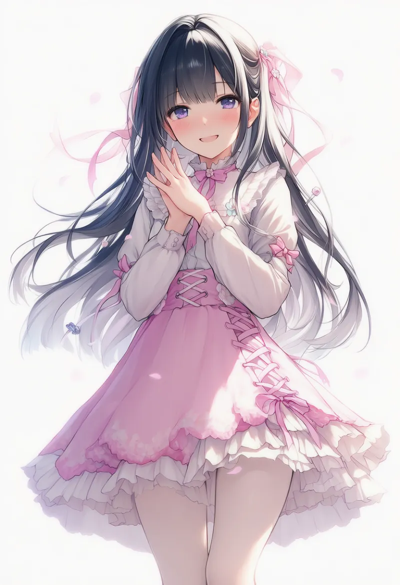 ゆめかわいいファッション（特殊なデザイン服）のAIイラスト