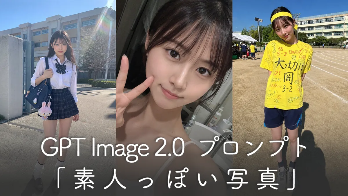 AIっぽさがない素人が撮った写真のプロンプト集【GPT Image 2】