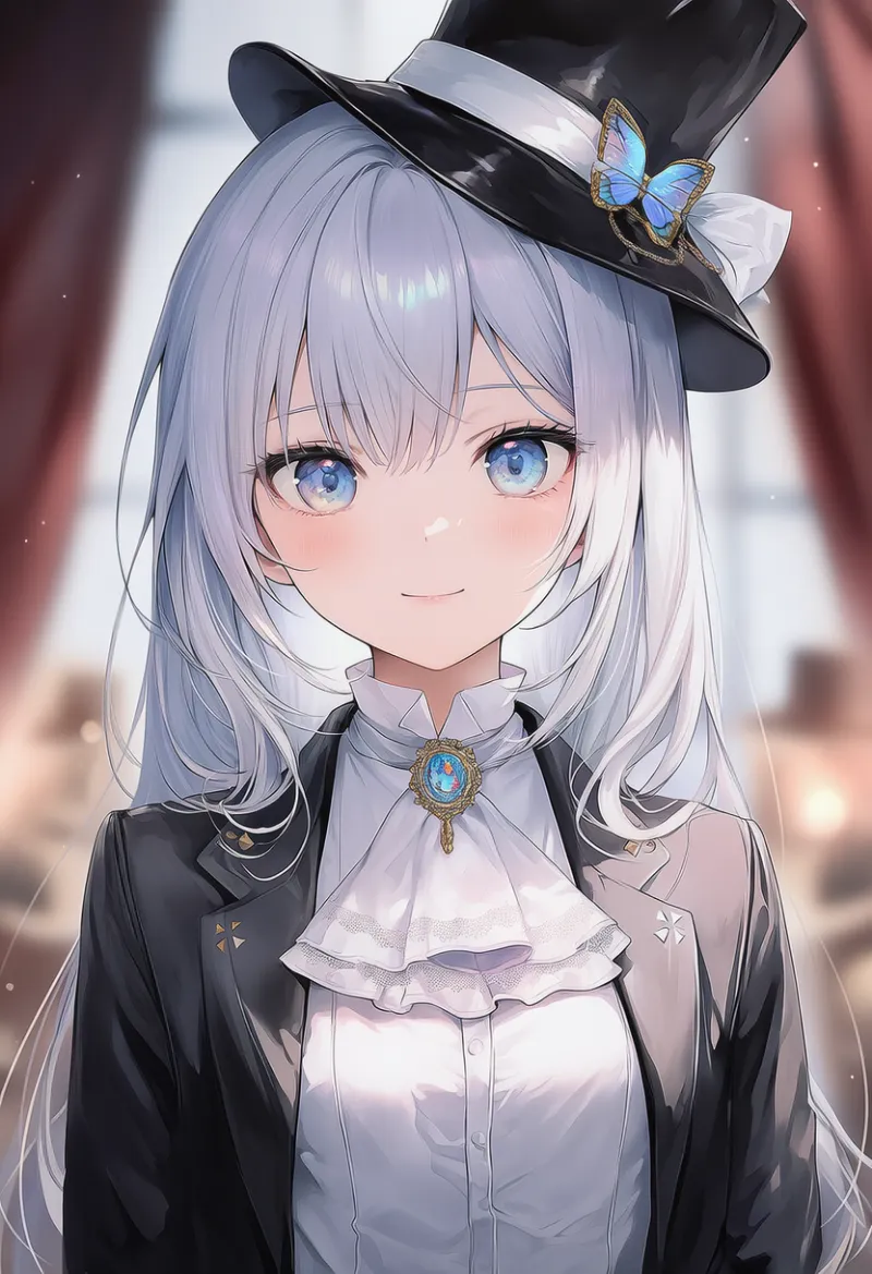 アスコット（マジシャン衣装）のAIイラスト｜プロンプト紹介