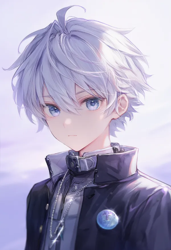 バッジ（男性の服）のAIイラスト｜プロンプト紹介