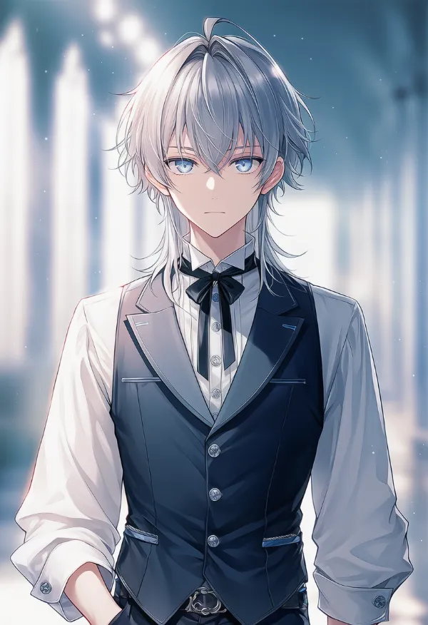 蝶ネクタイ（男性の服）のAIイラスト｜プロンプト紹介
