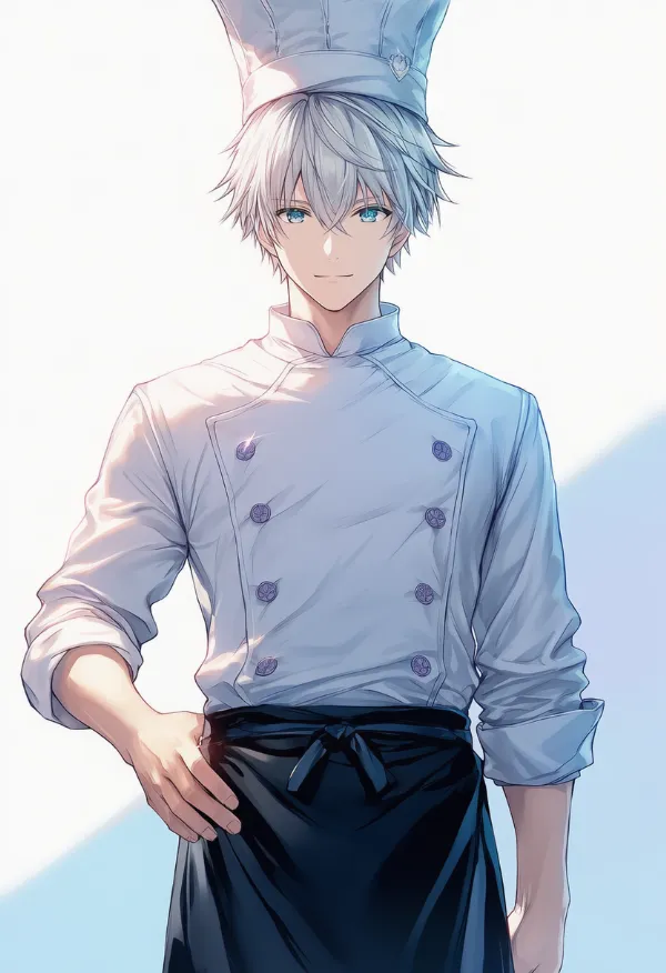 コック（男性の服）のAIイラスト｜プロンプト紹介