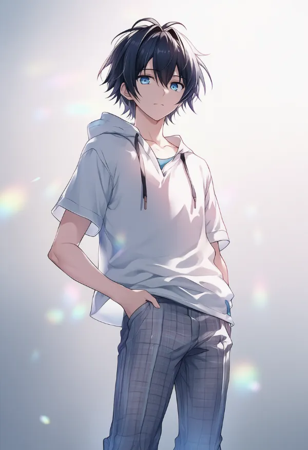 コットンパンツ（男性の服）のAIイラスト｜プロンプト紹介
