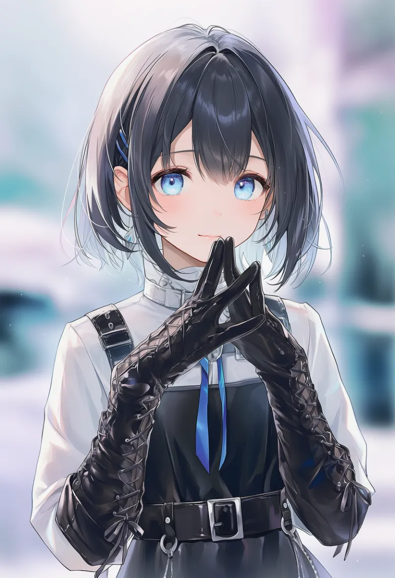 クロスレースグローブ（レザー）のAIイラスト｜プロンプト紹介