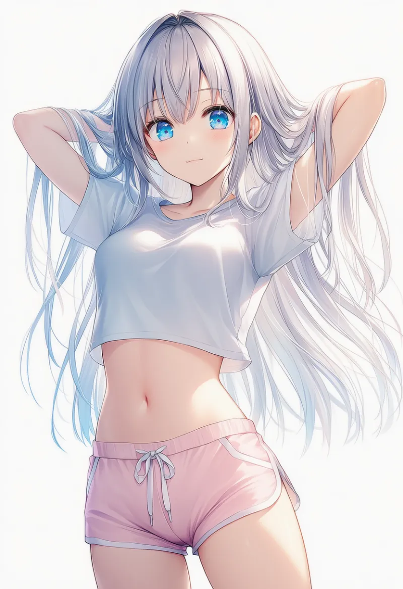 ドルフィンショーツを再現したAIイラスト｜プロンプト紹介：dolphin shorts