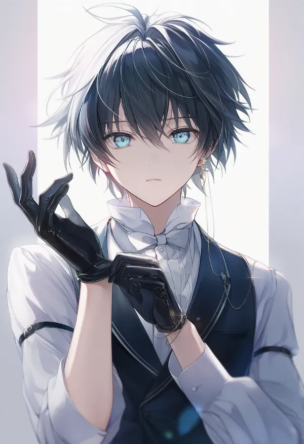 グローブ（男性の服）のAIイラスト｜プロンプト紹介