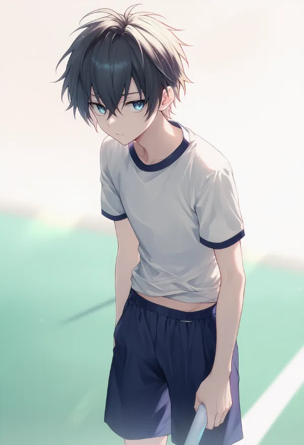 体操服（男性の服）のAIイラスト｜プロンプト紹介