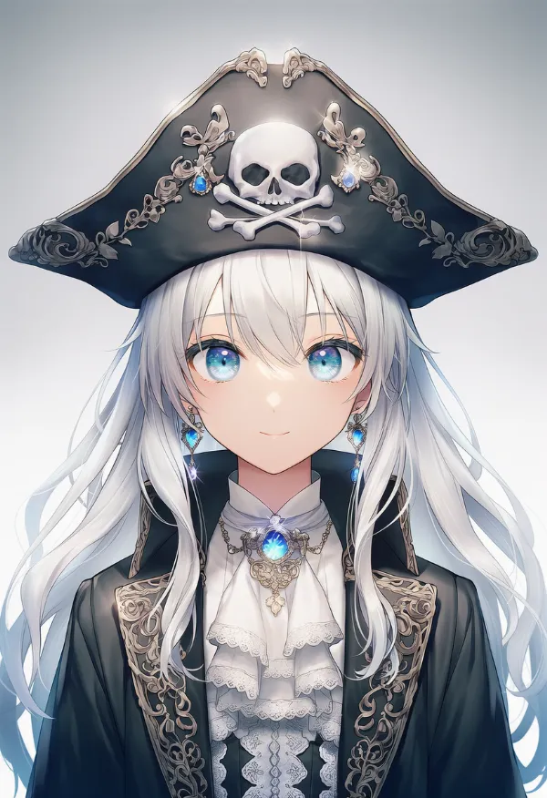 スカル＆クロスボーンのAIイラスト（海賊の衣装）