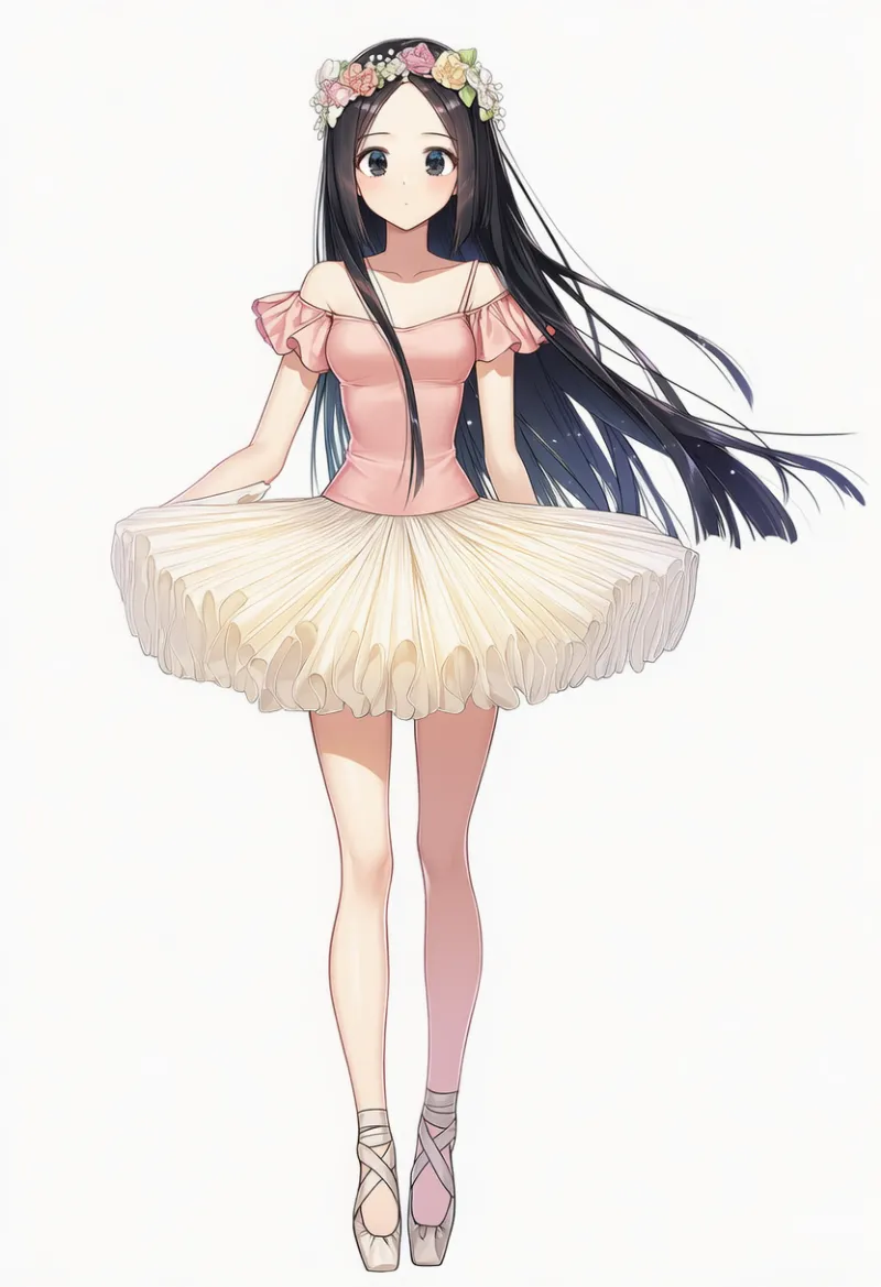 NovelAI生成|淡い色と軽やかな素材のフェアリーコア衣装のAIイラスト(K-POPファッション)|プロンプト紹介用