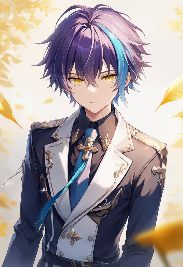 ラペル（男性の服）のAIイラスト｜プロンプト紹介