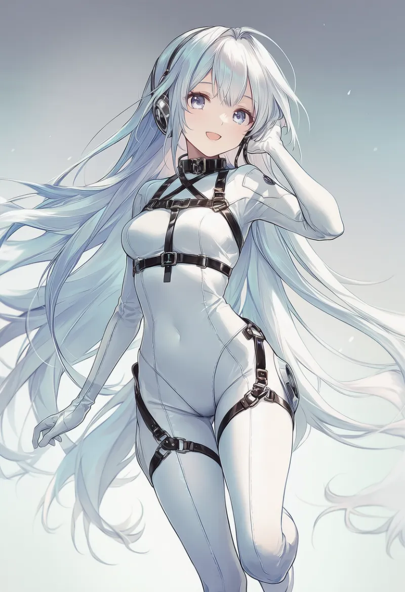 革製ボディハーネスのAIイラスト｜プロンプト紹介