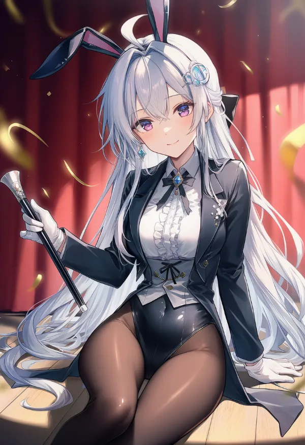 フォーマル衣装（マジシャンの服）のAIイラスト｜プロンプト紹介：magician, formal clothes
