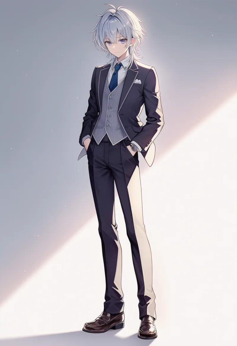 トラッド・アイビー系ファッションの男性の服装のAIイラスト作例｜プロンプト紹介