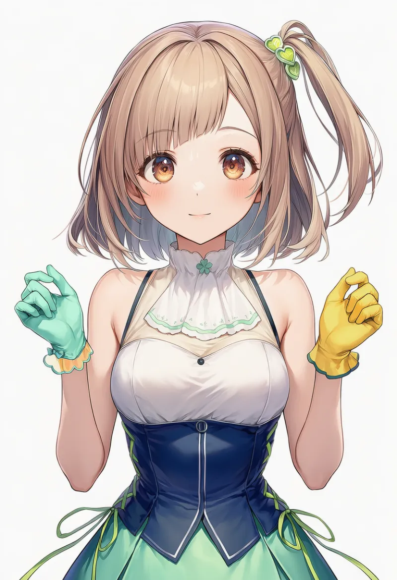 色・柄の違う手袋のAIイラスト｜プロンプト紹介用