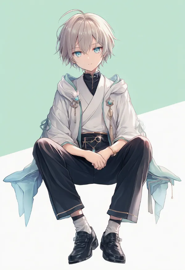 モンクシューズ（男性の服）のAIイラスト｜プロンプト紹介