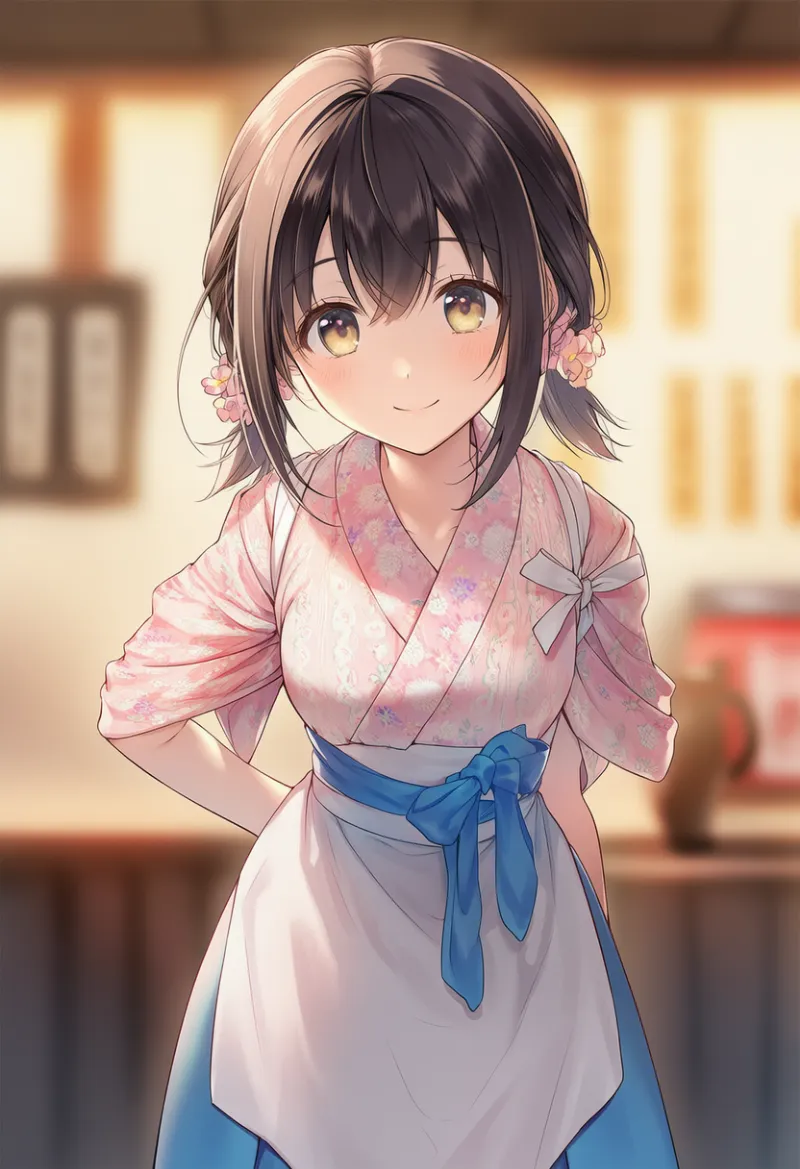 仲居のAIイラスト｜プロンプト紹介用