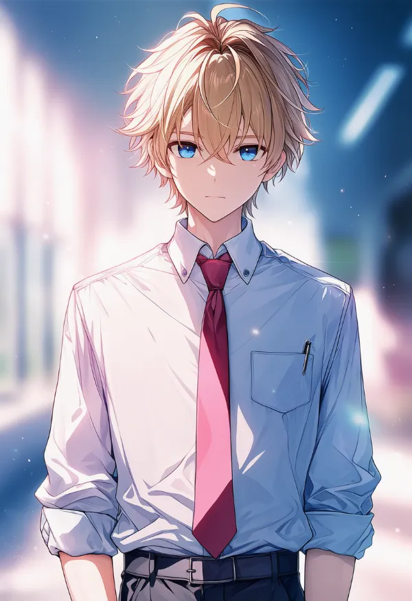 ネクタイ（男性の服）のAIイラスト｜プロンプト紹介