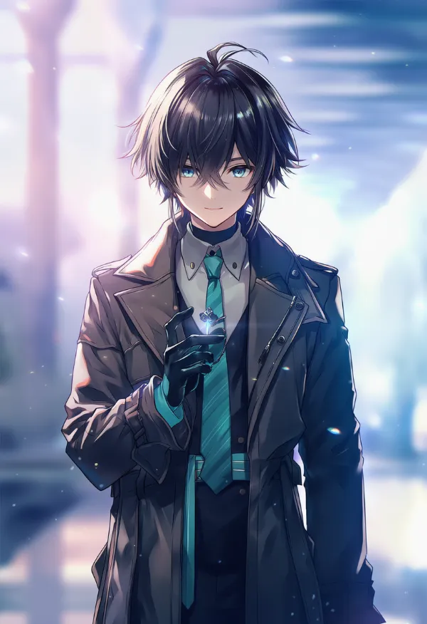 オーバーコート（男性の服）のAIイラスト｜プロンプト紹介