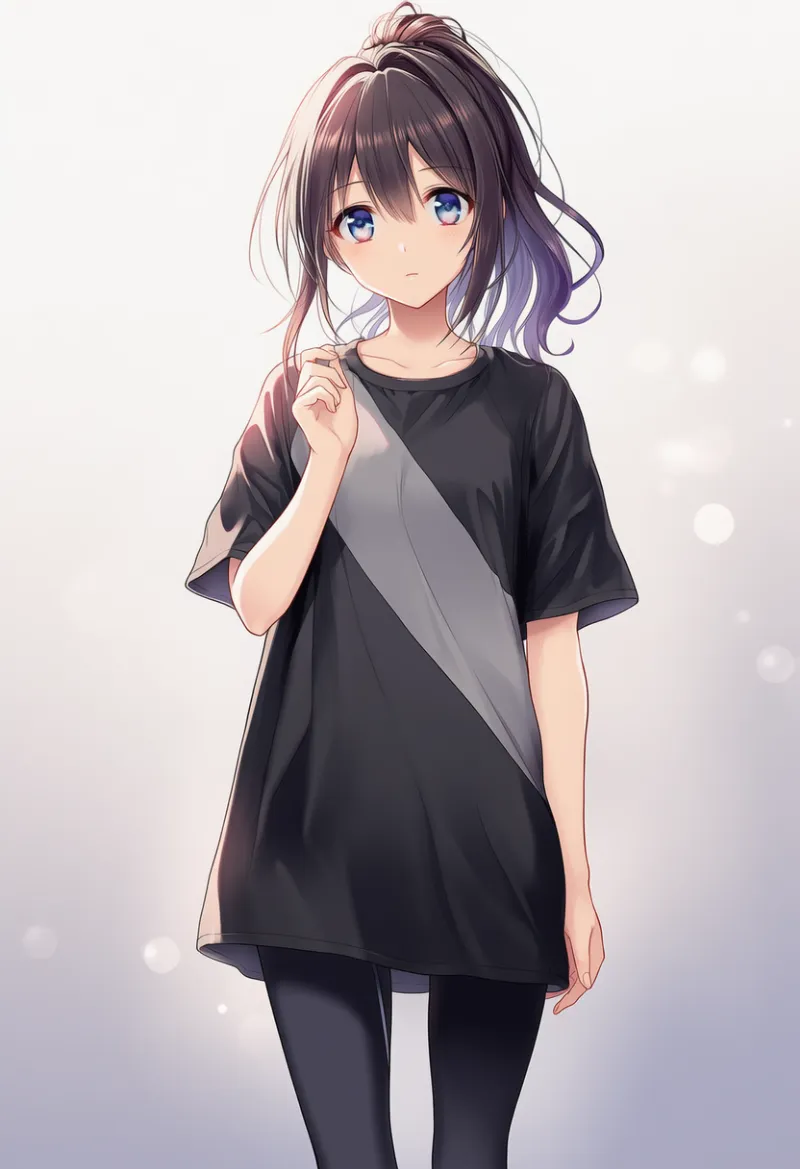スタイリッシュ・体型強調のヨガウェアのAIイラスト