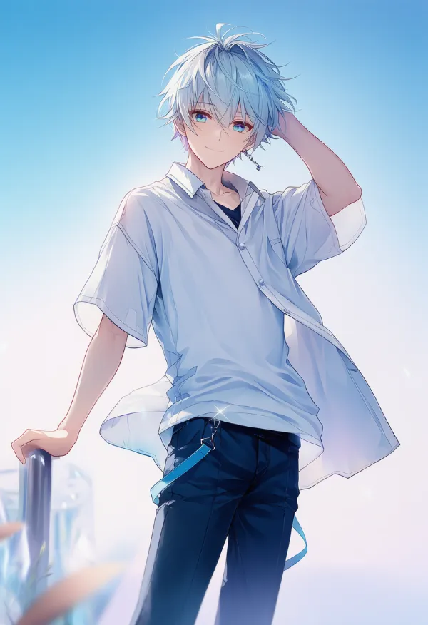 パンツ（ズボン）（男性の服）のAIイラスト｜プロンプト紹介