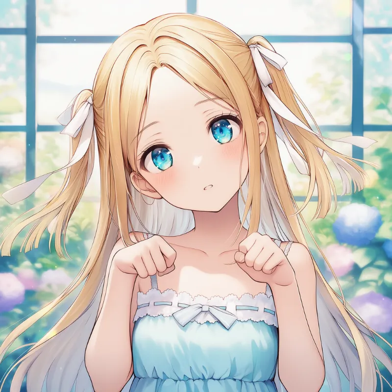 手首を曲げる（猫のマネのポーズ）仕草のAIイラスト｜プロンプト紹介