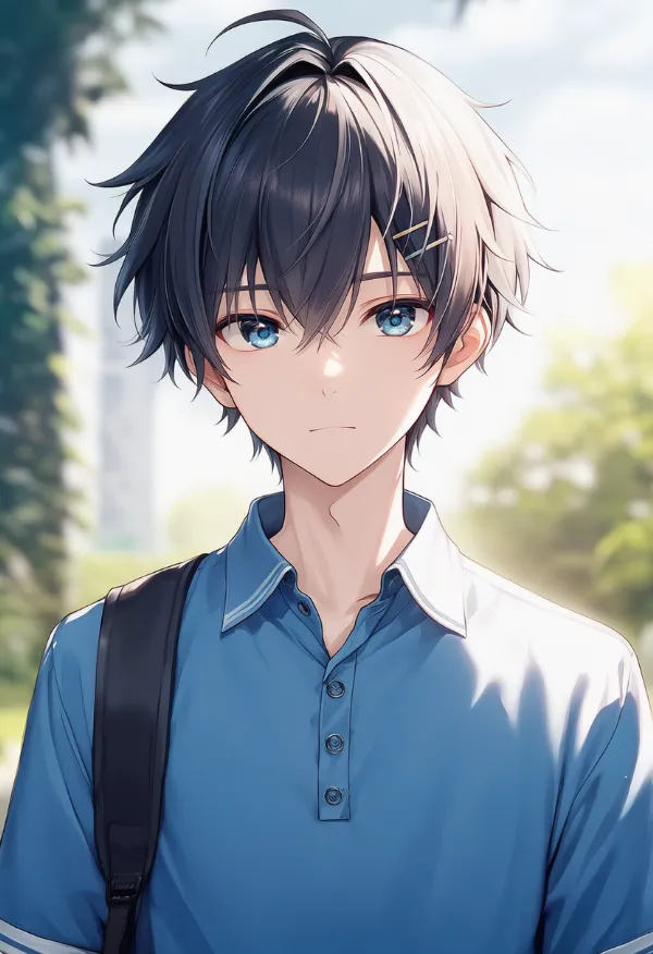 ポロシャツ（男性の服）のAIイラスト｜プロンプト紹介