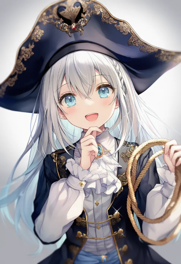 ロープのAIイラスト（海賊の衣装・小物）