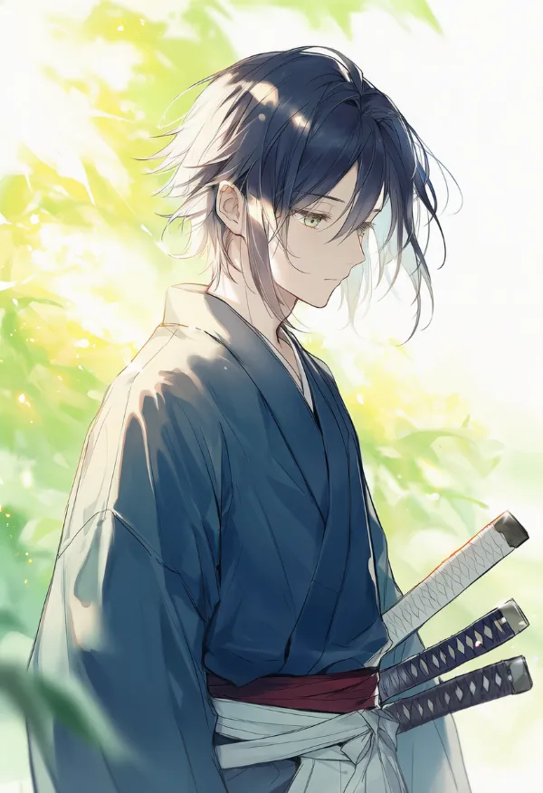 侍の衣装（男性の服）のAIイラスト｜プロンプト紹介