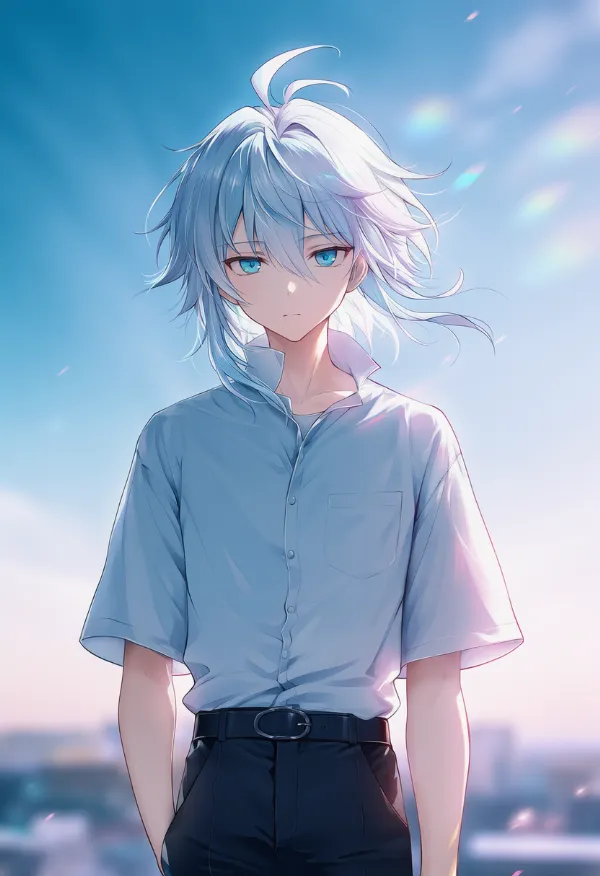 シャツ（男性の服）のAIイラスト｜プロンプト紹介