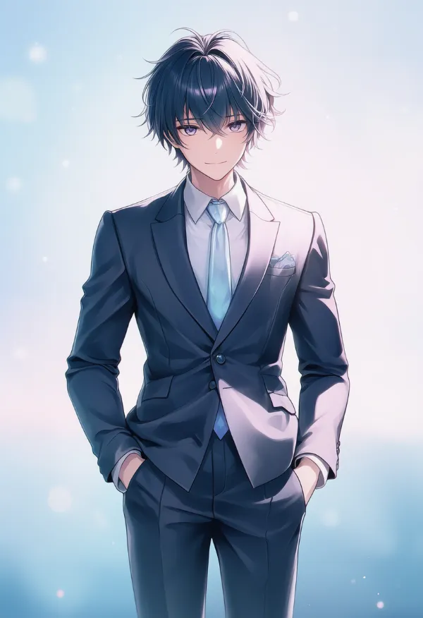スラックス（男性の服）のAIイラスト｜プロンプト紹介