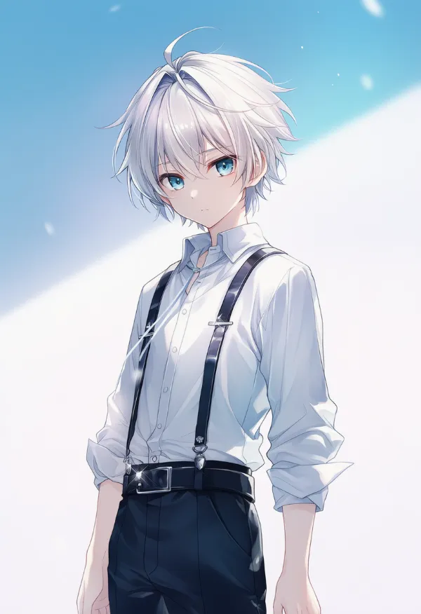 サスペンダー（男性の服）のAIイラスト｜プロンプト紹介
