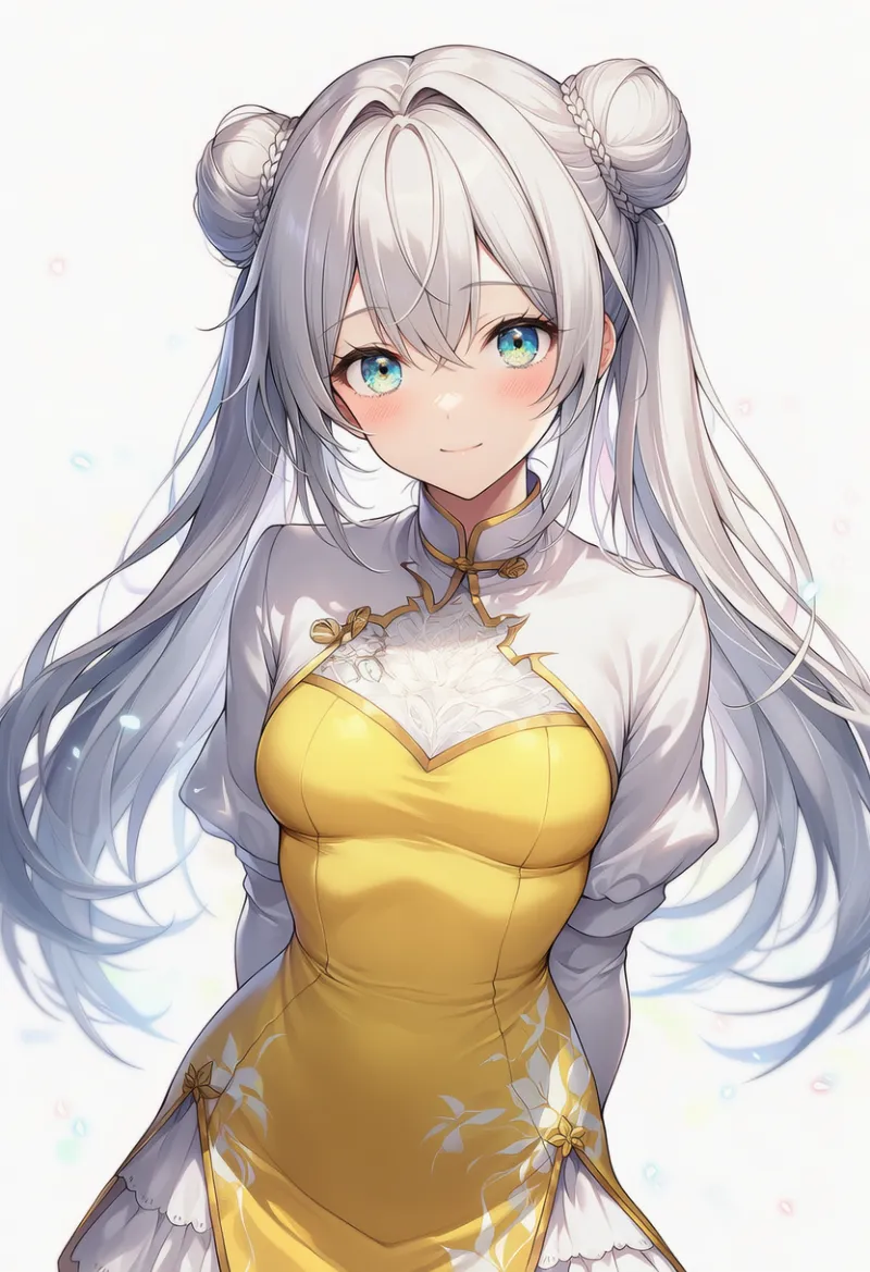 2色の服のAIイラスト｜プロンプト紹介用：two-tone clothes