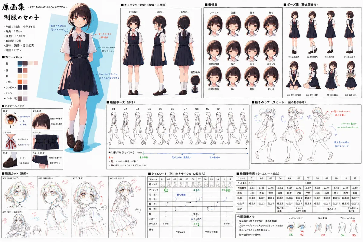 原画集イメージを再現したAIイラスト-2｜再現用プロンプト紹介用（GPT Image 2.0）
