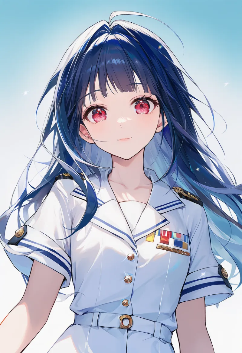 海軍の艦上作業用の制服風のAIイラスト｜プロンプト紹介