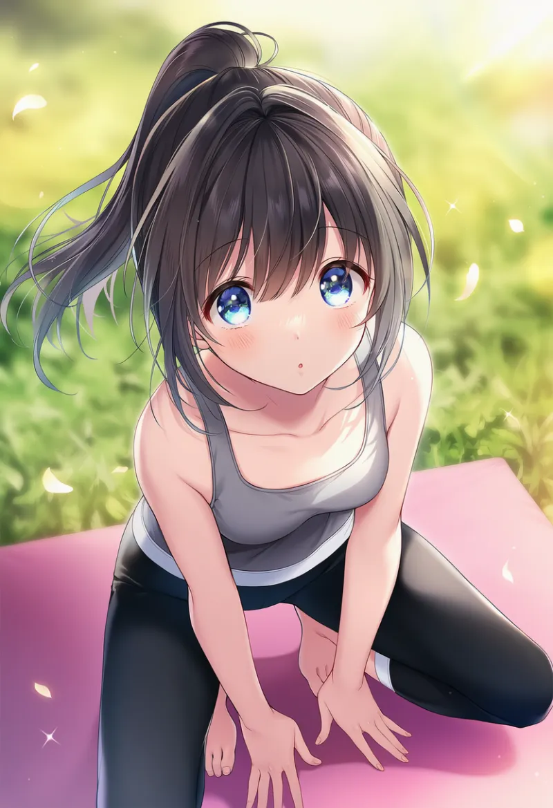 ヨガマットのAIイラスト｜プロンプト紹介：yoga mat