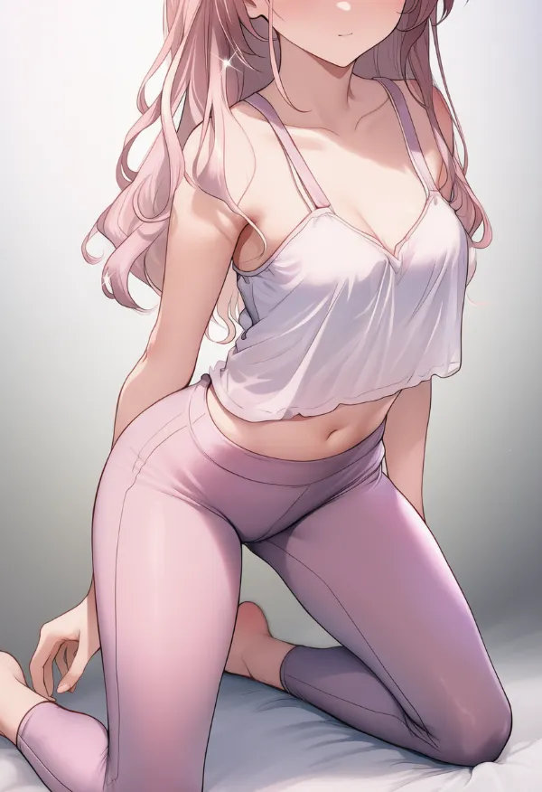 ヨガパンツのAIイラスト｜プロンプト紹介：yoga pants